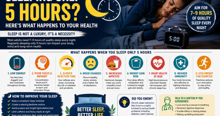 Sleeping Only 5 Hours What It Does to Your Health